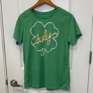 Green Lucky Clover T-Shirt